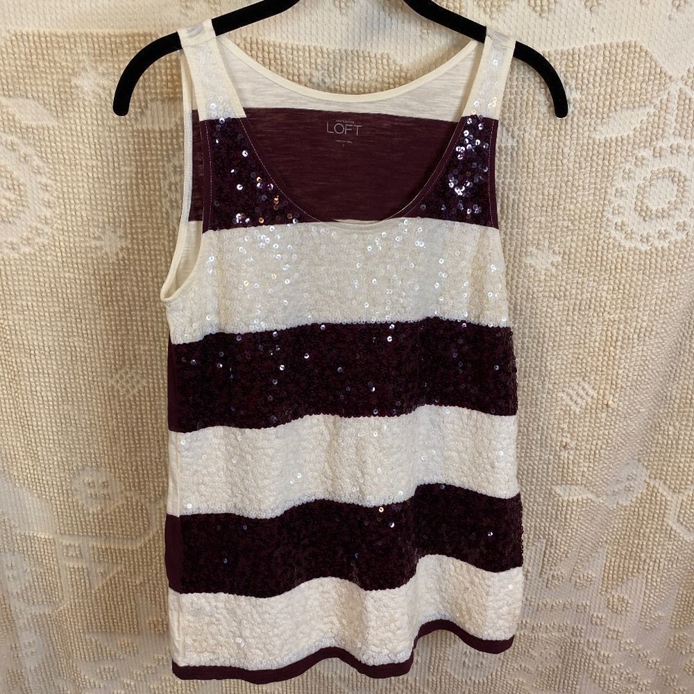 Sleeveless Shimmering Ann Taylor Sz S